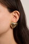 Heliophilia Silver Pendientes de Oro con Recubrimiento de Laca
